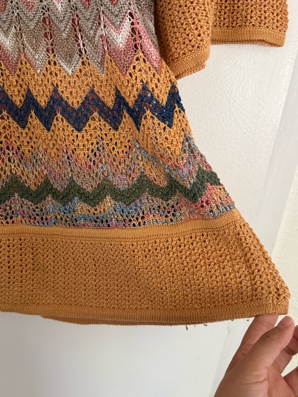 Missoni Multicolor Zigzag Knit Tunic in Mustard Accent - Picture 10 of 16